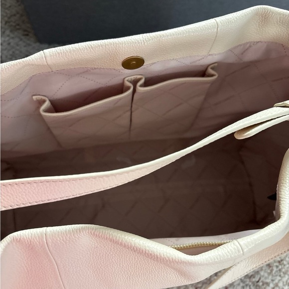 Vince Camino Lisha Leather Large bag Cream Leather Shoulder Bag - Picture 6 of 10